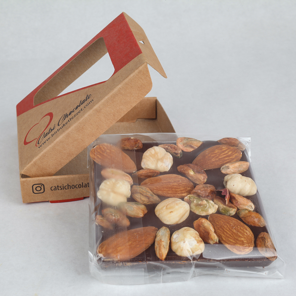 ÇEREZLİ BİTTER ÇİKOLATA 60 GR - Görsel 2