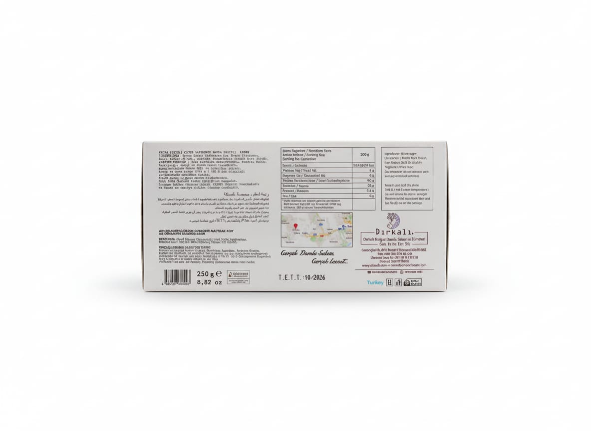 DOUBLE ROASTED GUM MASTIC TURKISH DELIGHT 250 gr - Görsel 5