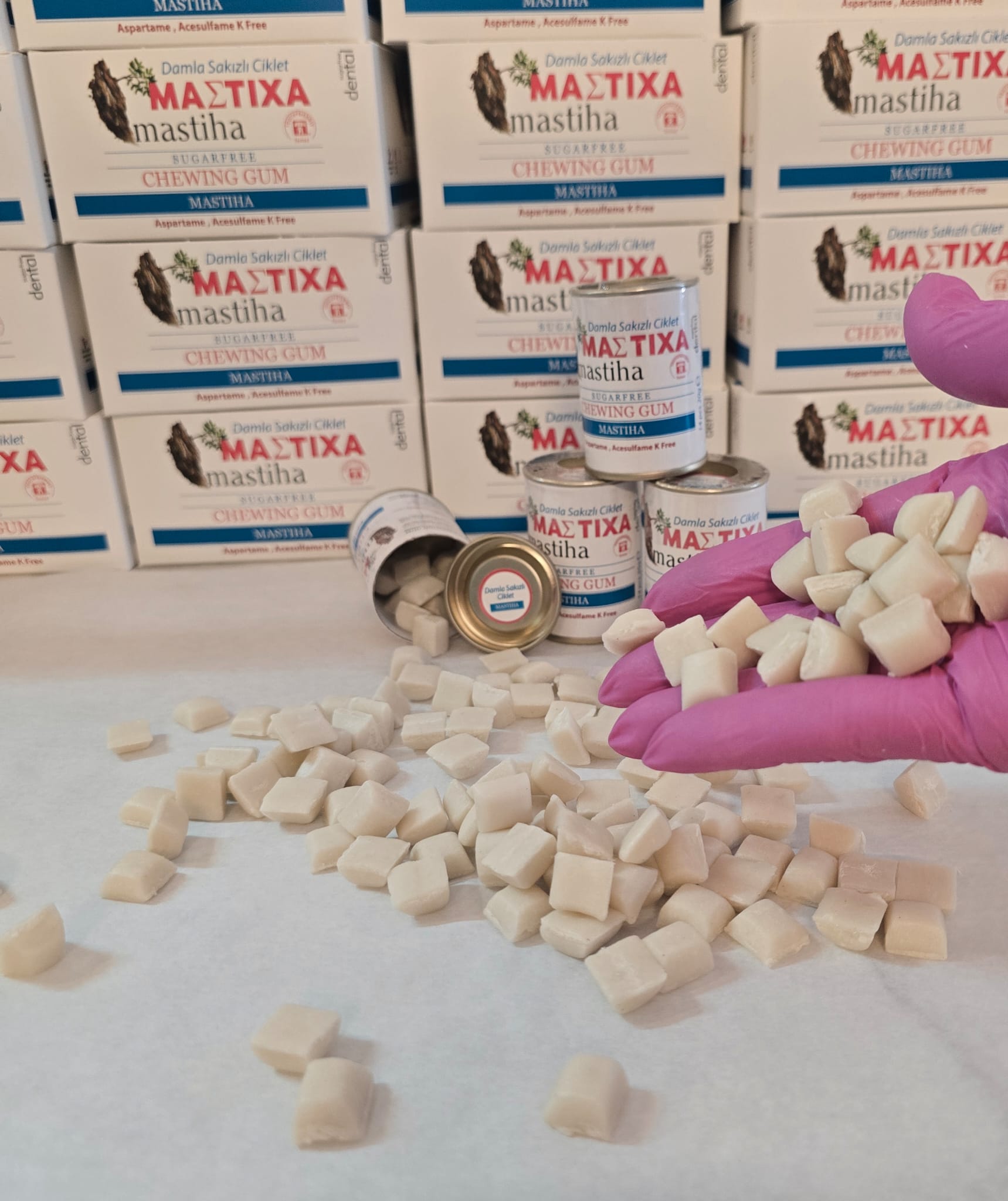 DOĞAL DAMLA SAKIZLI MASTİHA CİKLET (12 * 20 g) - Görsel 3