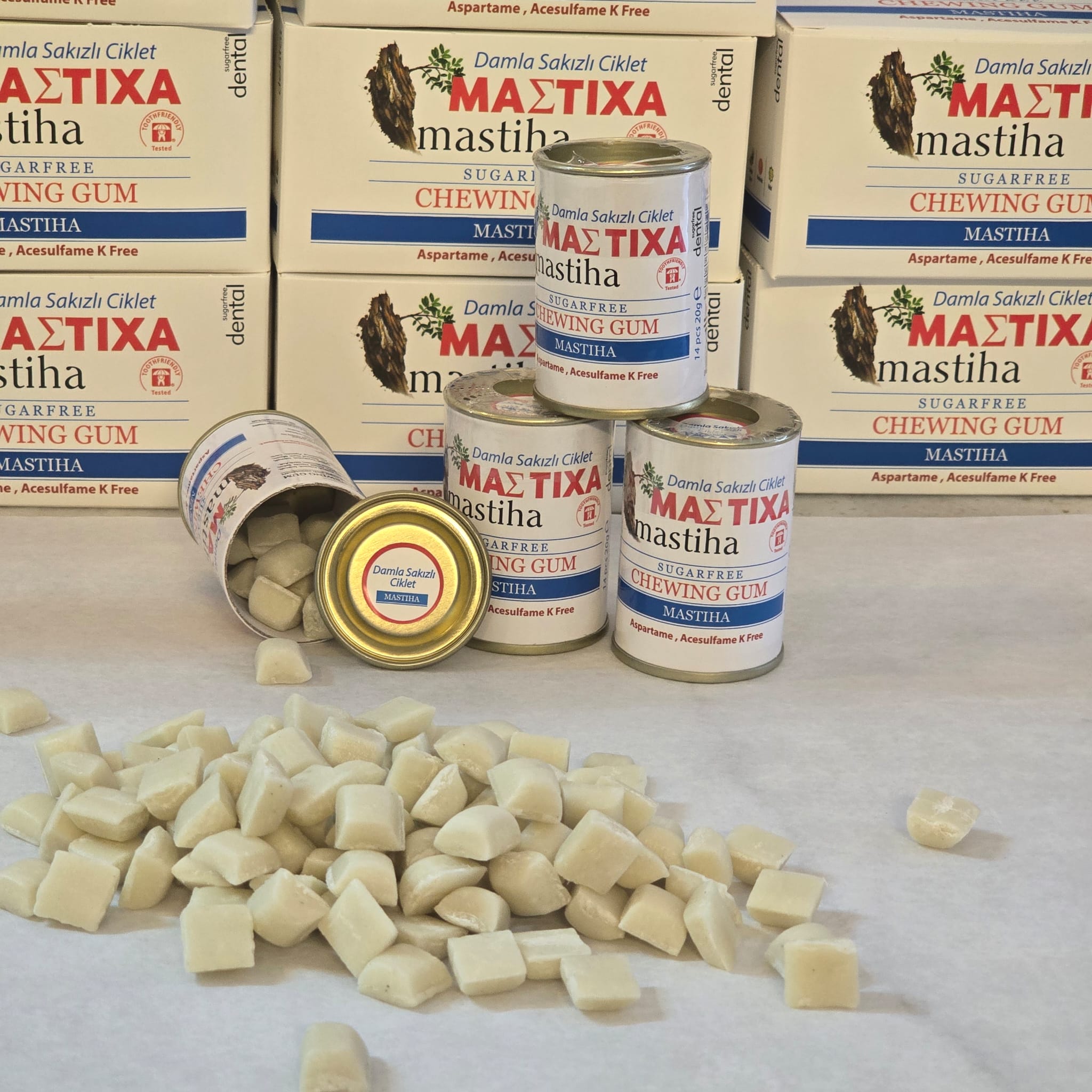 DOĞAL DAMLA SAKIZLI MASTİHA CİKLET (12 * 20 g) - Görsel 2