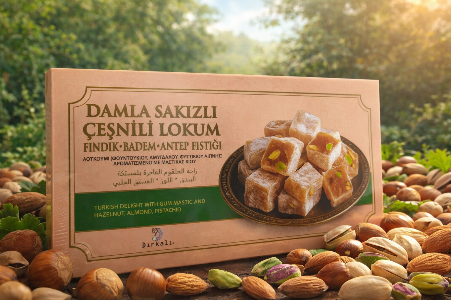 TURKISH DELIGHT WITH FLAVOURED GUM MASTIC 250 gr - Görsel 3