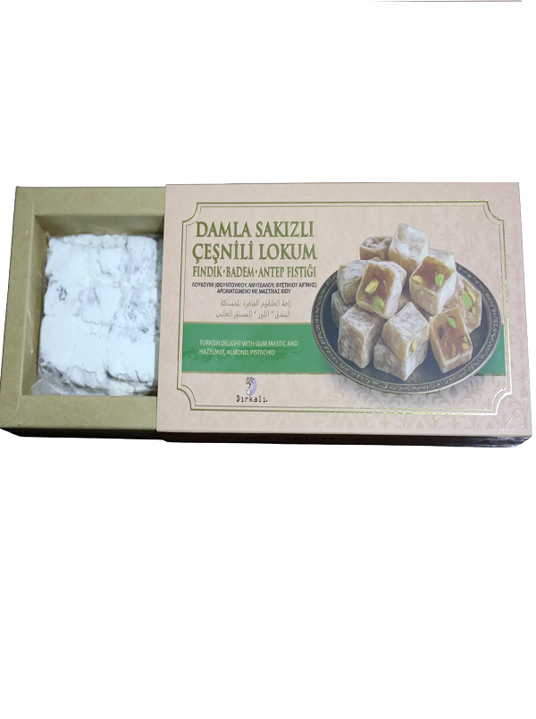TURKISH DELIGHT WITH FLAVOURED GUM MASTIC 250 gr - Görsel 5